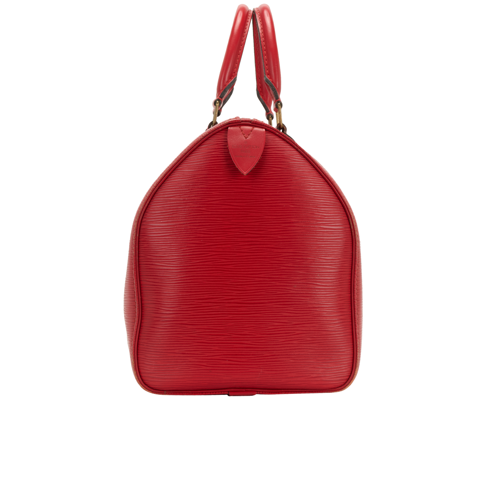 Speedy 30, &pound;475, Handbags, Red, Leather, Side view